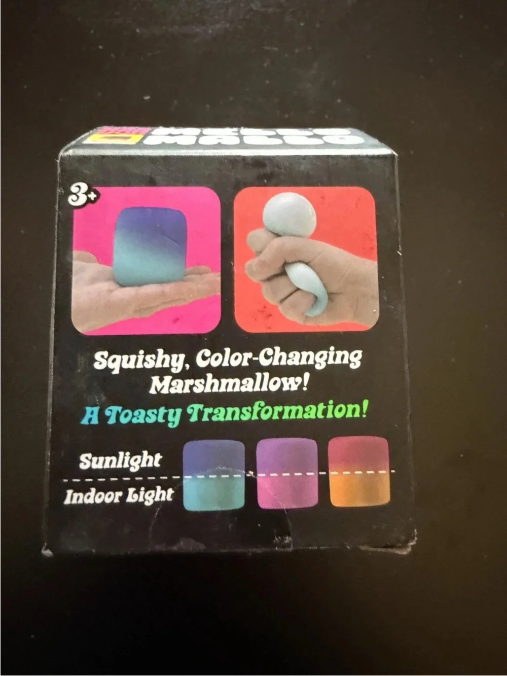 New Nee Doh Needoh Mello Mallo Color Change YELLOW Squishy Sensory Toy Schylling